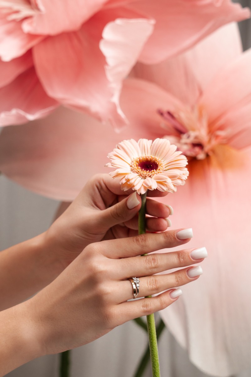 SILBERRING MIT GOLD UND ZIRKONEN 1531 bild 2